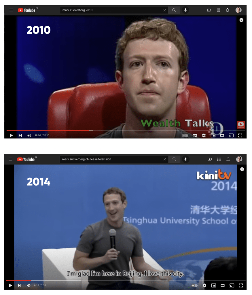 Discours mark Zuckerberg