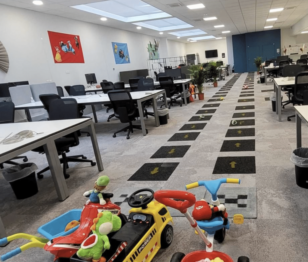 Mario kart chez Partoo