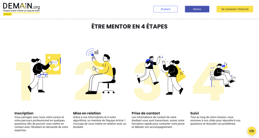 Le mentorat est une super opportunité pour transmettre ses compétences. C'est quelque chose que tu peux déployer facilement au sein de tes équipes