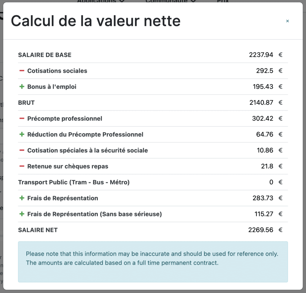 Le simulateur de salaire d’Odoo permet de comprendre l’impact des tickets resto ou de jours de congés supplémentaires sur le salaire 